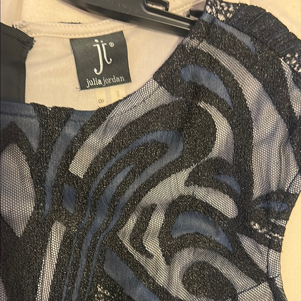 Julia Jordan Black and Blue Dress